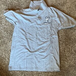 Gray Kids Polo Shirt